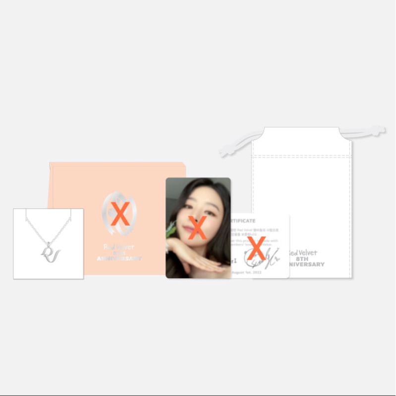 Red Velvet 8th Anniversary MD Necklace / Kalung Only