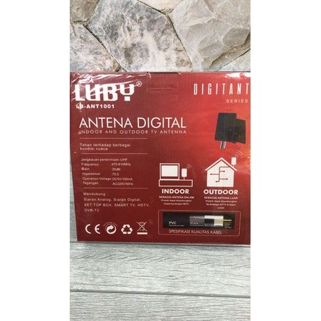 Antena Tv Digital Indoor &amp; Outdoor Luby Lb-Ant-1005 Ipx-4 Waterproof