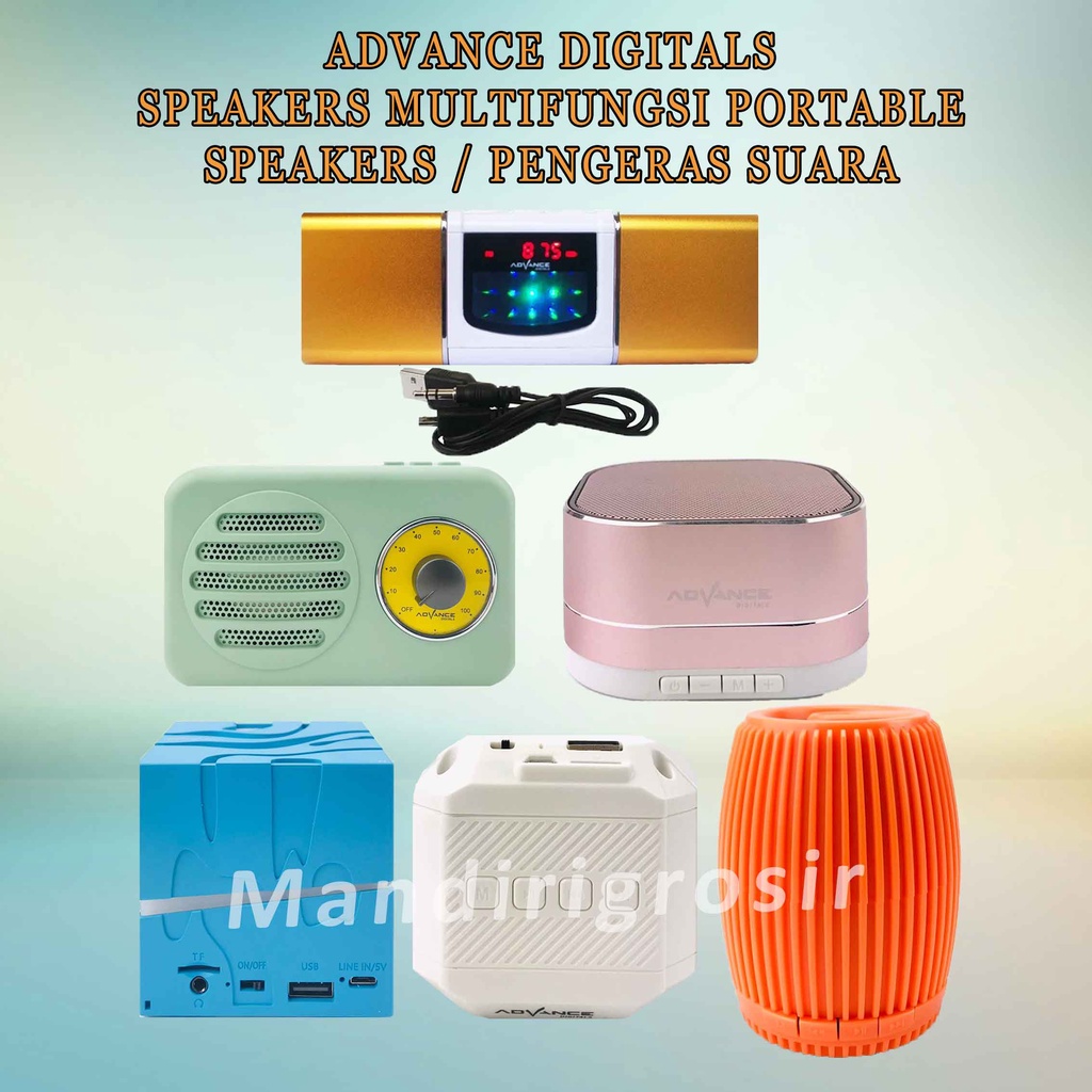 Speaker Portable Multifngsi * Advance Digital * Speaker Bluetooth * Pengeras Suara