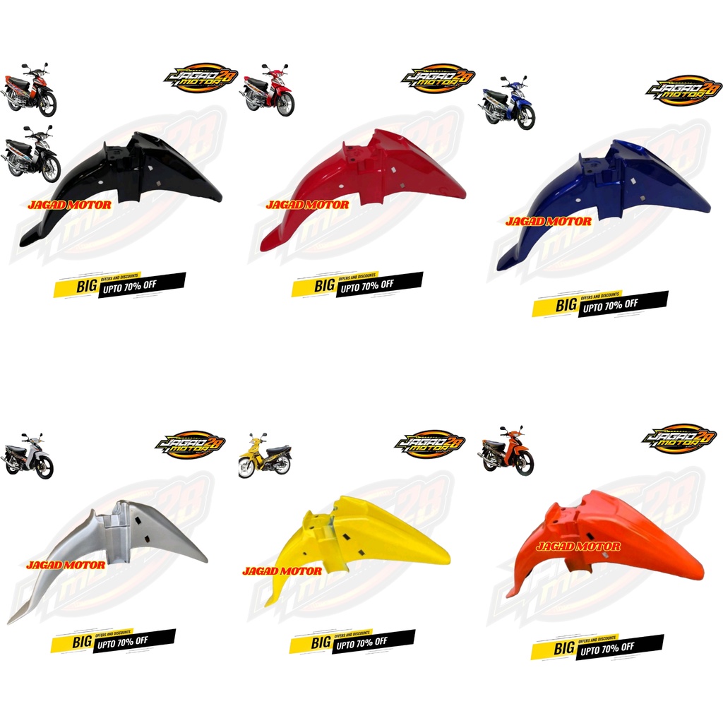 Spakbor Depan Yamaha Fizr Fiz R Hitam Merah Biru Kuning Silver Orange / Sepakbor Depan Yamaha Fizr Fiz R Hitam Merah Biru Kuning Silver Orange / Slebor Depan Yamaha Fizr Fiz R / Spakbor Slebor Depan Yamaha Fizr Fiz R Hitam Merah Biru Kuning Silver