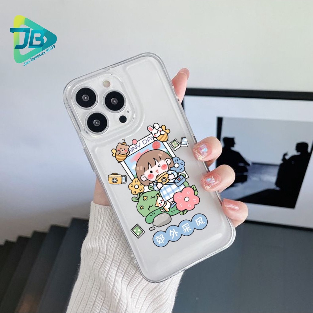 CUSTOM CASE SOFTCASE SILIKON CLEAR BENING FUNNY DAY CUSTOM CASE VIVO Y12 Y15 Y17 Y16 Y12S Y20 Y21S Y91 Y93 Y95 Y91C Y1S Y22 Y35 V25 V25E JB6076