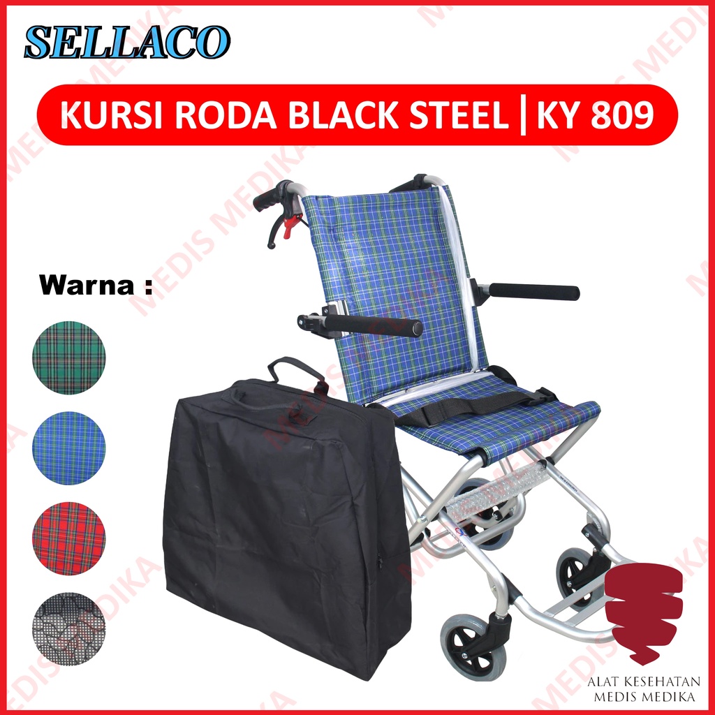 Kursi Roda Travelling Sella KY900LB Haji Umroh Lipat Traveling Travel KY 900 LB