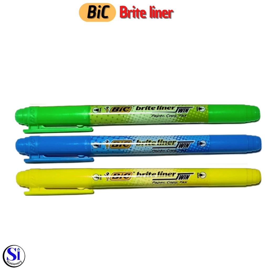 

Brite Liner Bic Twin Dual Nib 1.0mm & 0.4mm
