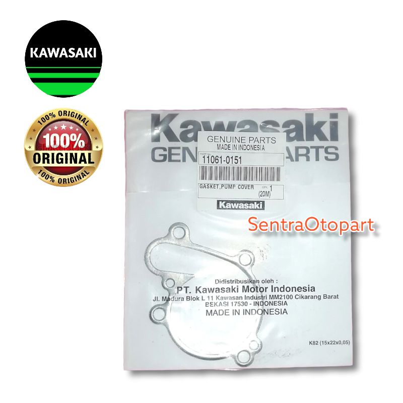 Paking packing perpak waterpump waterpom ninja 2tak original kgp 110610151