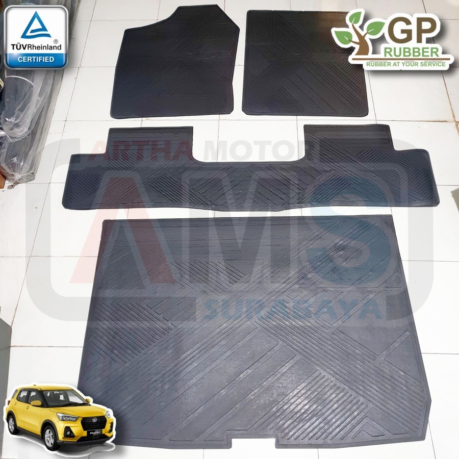 Karpet Karet Daihatsu Rocky 2021 / Karpet Lantai Rocky 2021 Fullset
