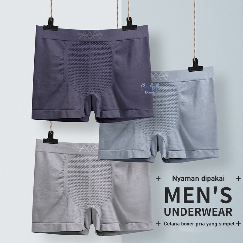 5D MAGNETIC MEN'S UNDERWEAR Pakaian Dalam Laki Laki Celana Dalam Boxer Pria Muat Sampai 85kg Pinggan