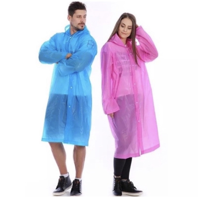 Jas Hujan Raincoat Bahan EVA Untuk Dewasa - Jas Ujan Model Korea - Jas Ujan Dewasa EVA