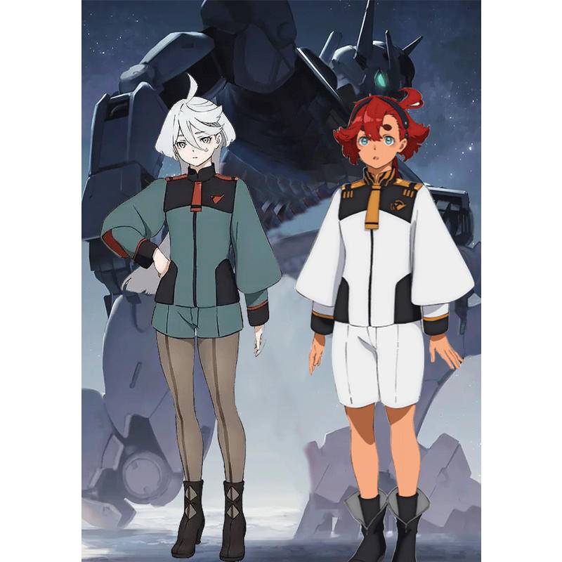 【Wetrose】Ready stock Mobile Suit Gundam: the Witch from Mercury Miorine Rembran Suletta Mercury Cosplay Costume Set For Women Girl