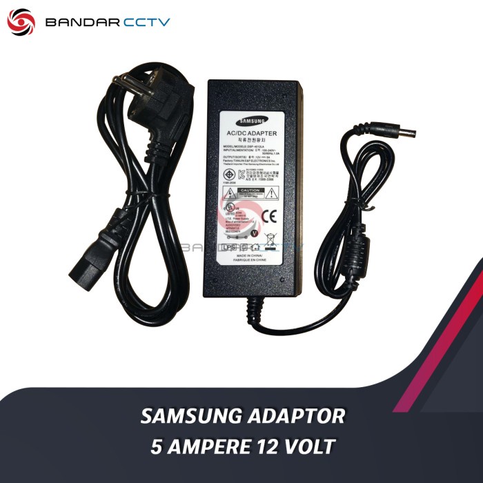 Samsung Adaptor 5 Ampere 12 Volt Kabel Pisah Cod