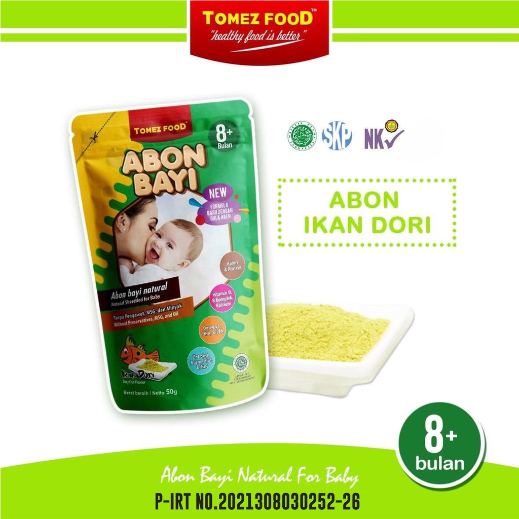 TOMEZ FOOD Abon Ikan Dori MPASI Bayi +8 Bulan