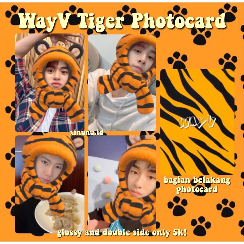 [PILIH JNT] WAYV TIGER PHOTOCARD by xinunu.id| WAYV FANMADE UNOFFICIAL PHOTOCARD