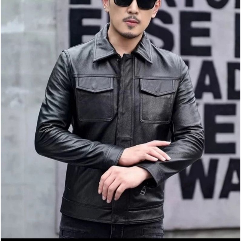 Jaket Semi Kulit Model Levis 2 penutup