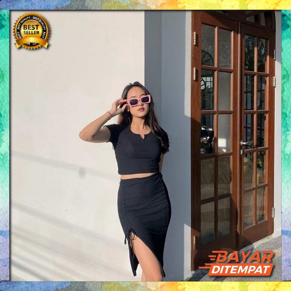 Baju Sexy Gaya Korea Goun Cewek Kekinian Mnidres Remaja Import Baju Pendek Sexi Dre Wanita Elegan Mi