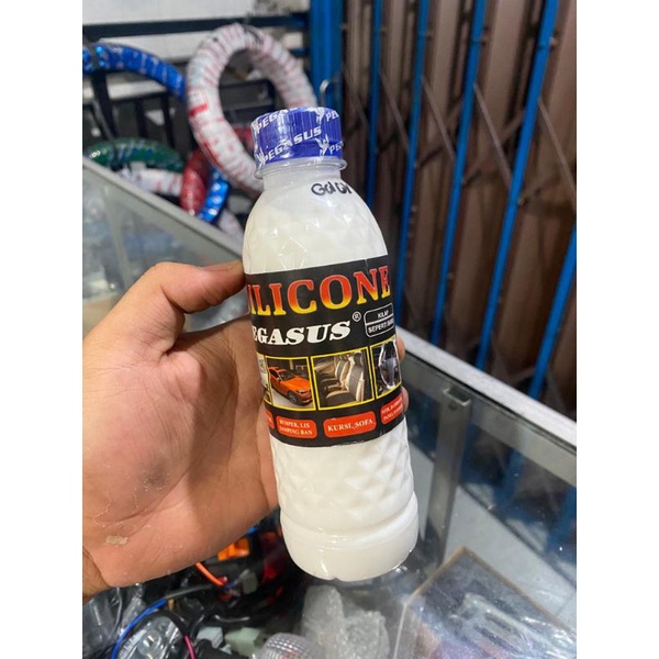 SILICONE SILIKON CAIR MURAH PEGASUS KEMASAN 350 ML PENGKILAP BODY MOTOR BODY KASAR BAN