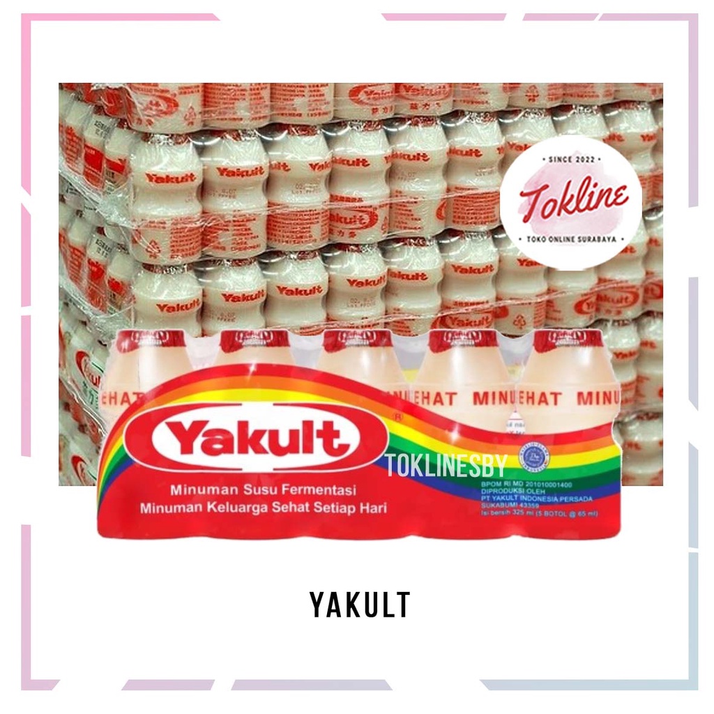 

[ 1 Paket isi 12 pack ] YAKULT ORIGINAL 5X65ML