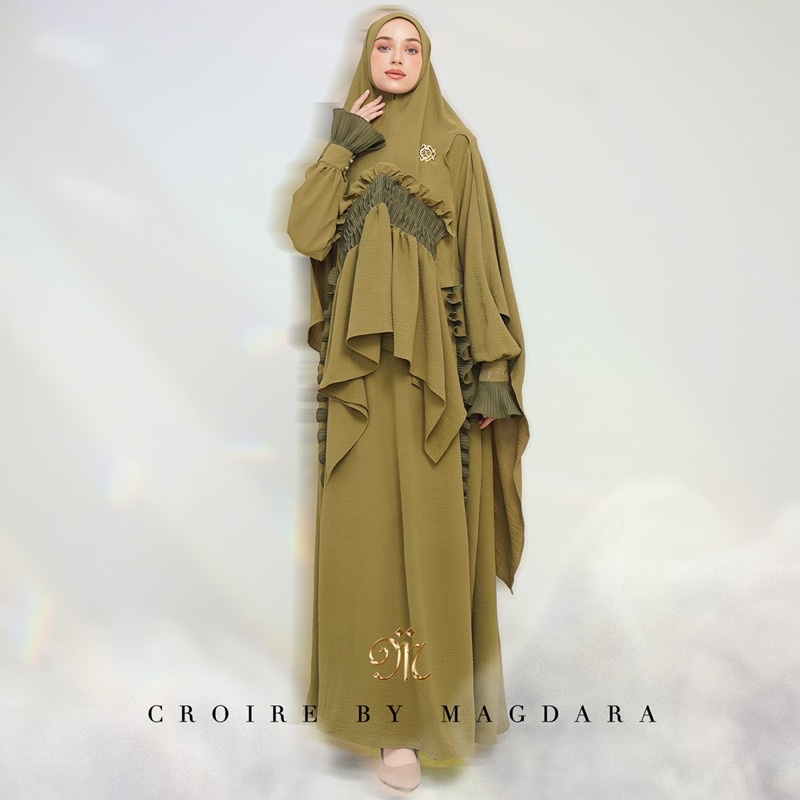 MAGDARA - CROIRE - DREAM - ESPOIR - EMERY -SET GAMIS - KHIMAR - SCARF