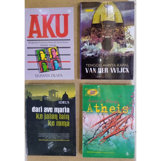 Jual Paket 4 Buku Aku Tenggelamnya Kapal Atheis Dari Ave Maria Ke