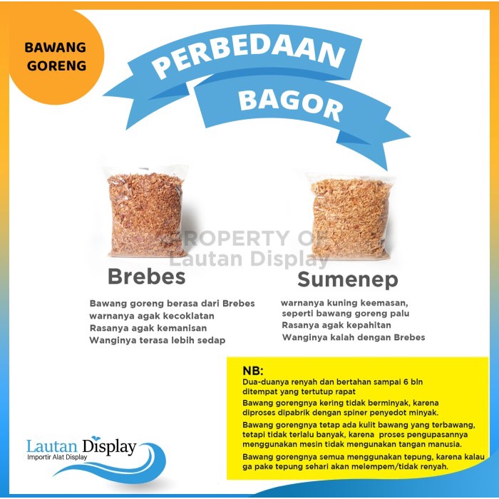 

Grade A BAwang Goreng Brebes Termurah 1 Kg