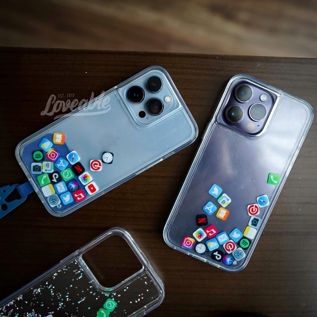 sosmed social media case iphone 7 8 plus x xs max xr 11 12 13 pro max