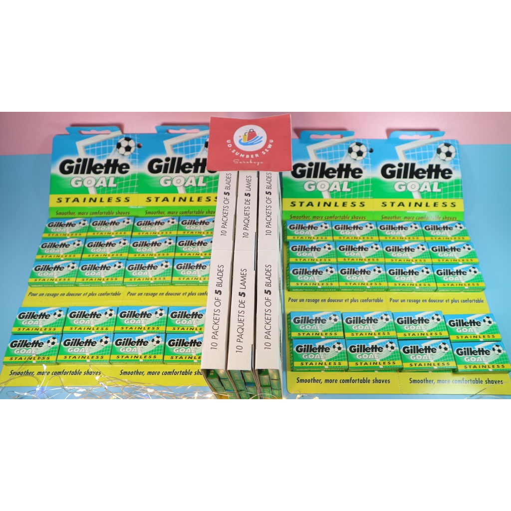 Silet Gillette Goal ORIGINAL / Silet Cukur ASLI Import Stainless