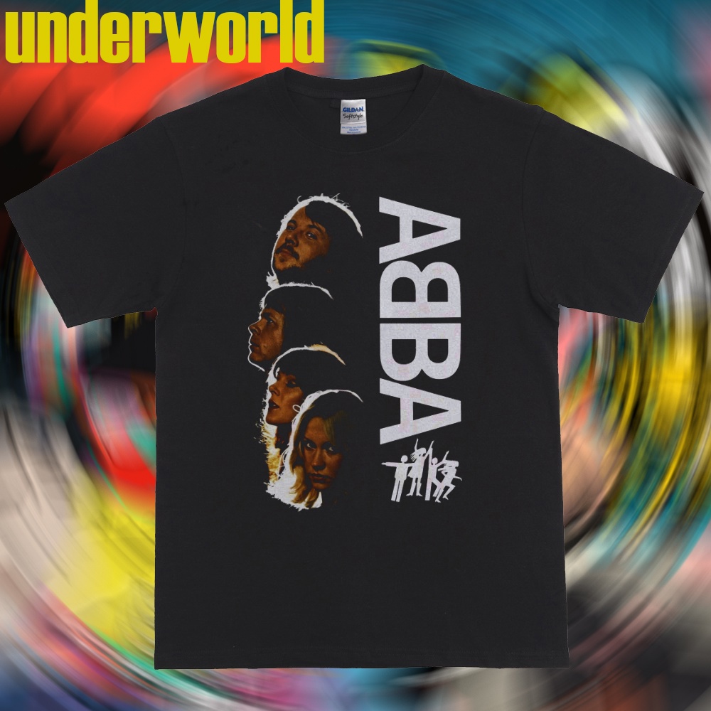 Kaos Tshirt Vintage Band ABBA Tshirt Merchandise By Underworld