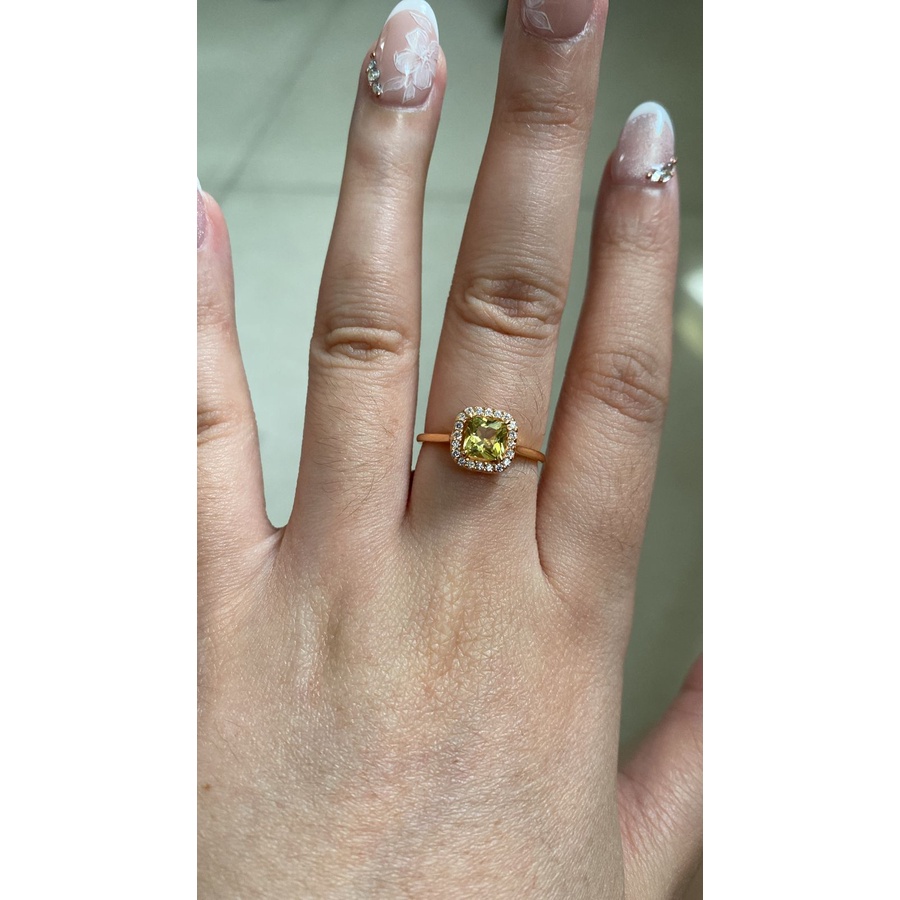 Cincin iris hwt kadar 375 8karat wanita dewasa mata berubah