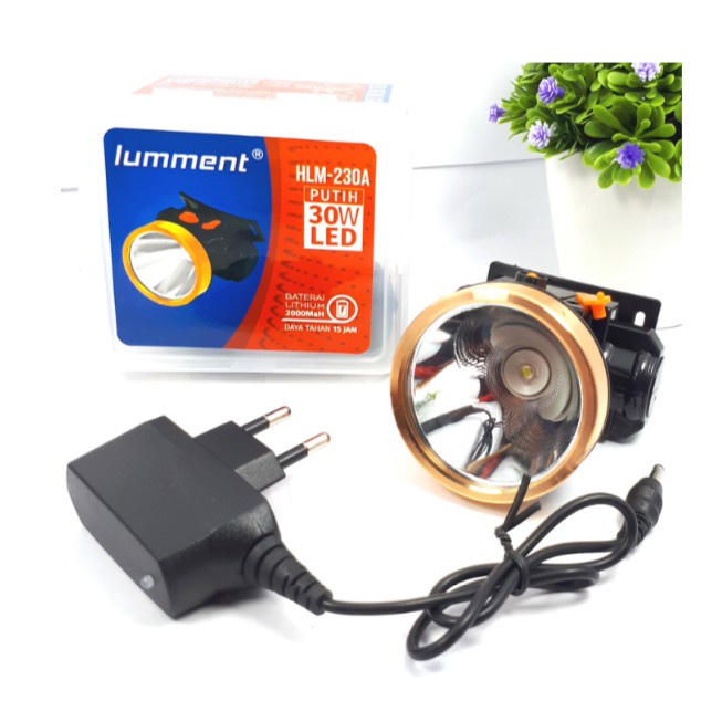 bayar ditempat - Senter Kepala 30 Watt Lumment HLM-230A