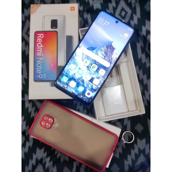 redmi note 9 pro Ram 8GB Internal 128GB HP Second Seken Bekas  Fullset [murah] - second murah - orig