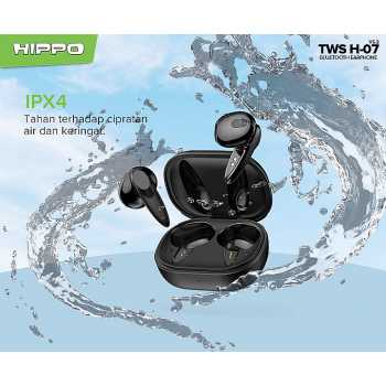 Earphone Bluetooth TWS HIPPO H-07 Headset Wireless V5.2 Stereo