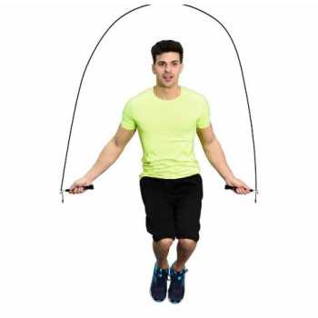 Tali Skipping Jump Rope Steel Wire Bearing 3 Meter / Skipping Skiping Lompat Tali Loncat Jump Rope Alat Olahraga Anak Remaja Orang Dewasa / Lompat Tali Olahraga Penurun Berat BadanLompat Tali Olahraga Yoga Fitness Lentur Kuat Murah / Alat Bentuk Otot