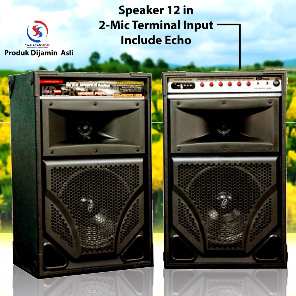 SPEAKER 12 IN SATU SET ACTIVE ROADMASTER KD PRO 12 BLUETOOTH