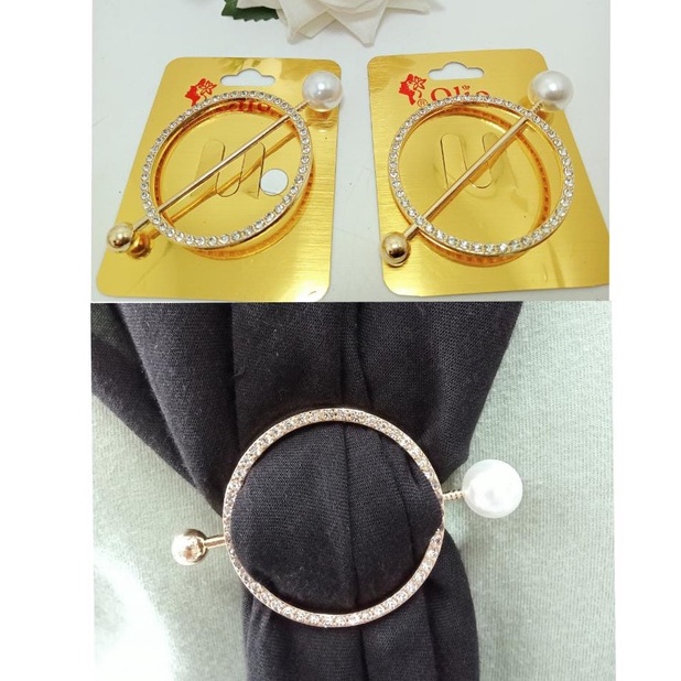 RING GASPER HIJAB/ Gesper Syal - Peniti Pin Bros Hijab TPN - Bross Gesper Tuspin