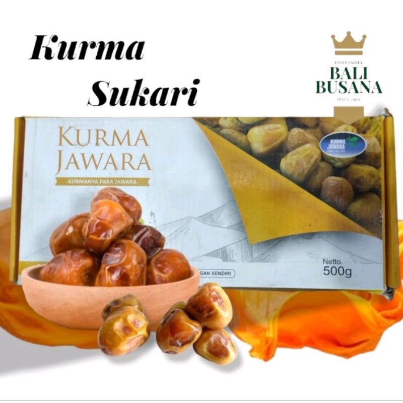 

Kurma Sukari Premium 500g / Kurma Raja 500gr