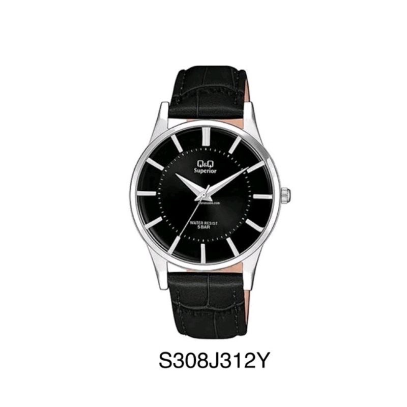 Jam Tangan Q&amp;Q QQ QNQ S308 Series Ori Japan Superior Steinlis Steel