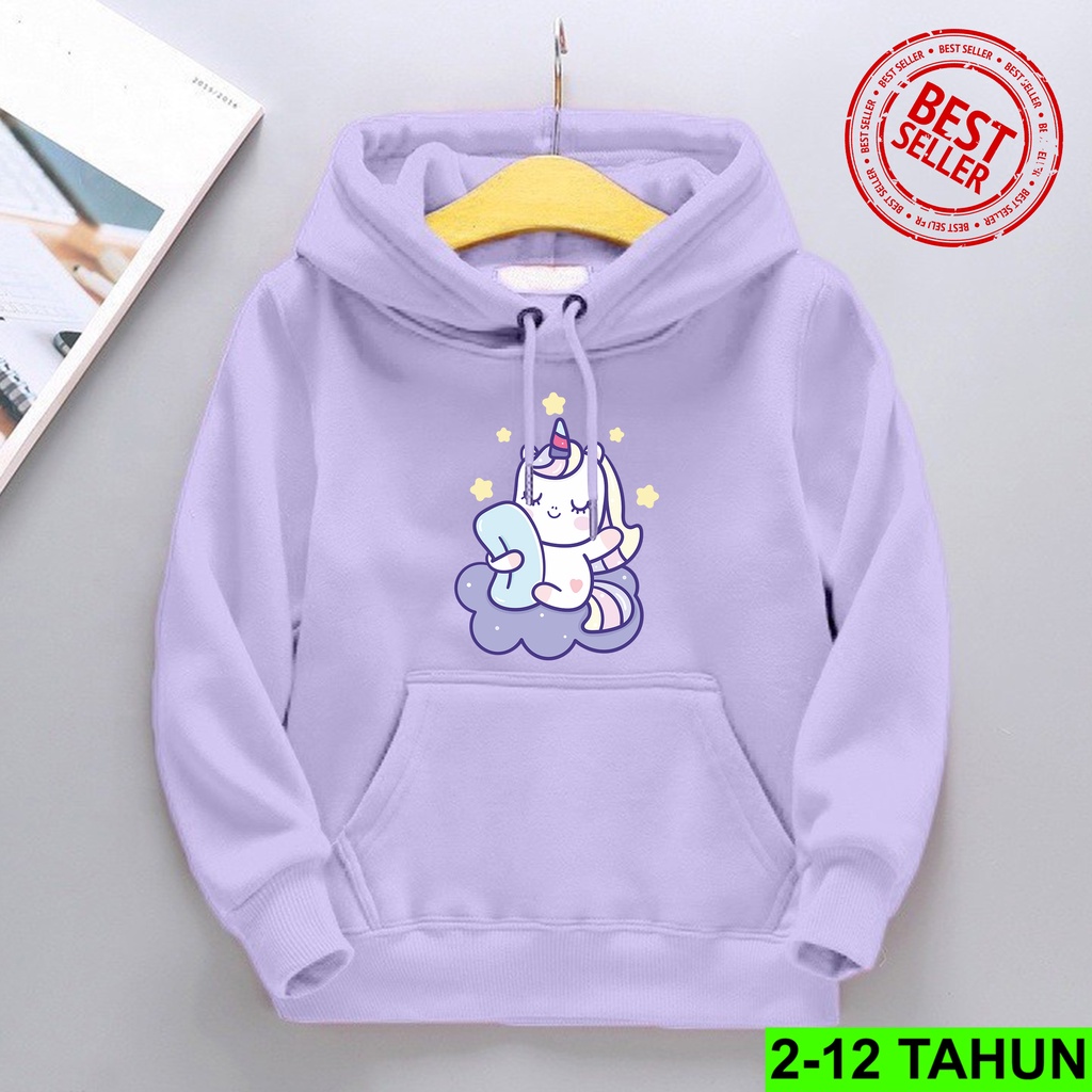 Hoodie UNICORN WAKE UP Anak Perempuan Laki Laki Hodie BEST SELLER Anak Usia 2 3 4 5 6 7 8 9 10 11 12 Tahun Jaket PANDA Anak Sweater Distro