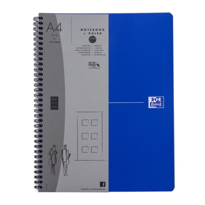 

[Zada] Oxford Essentials Notebooks A5 180 Pages Ruled Blue 100103741