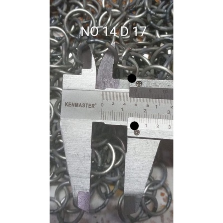 Batu Rantai Kawat Jala Ikan Las, no14D17