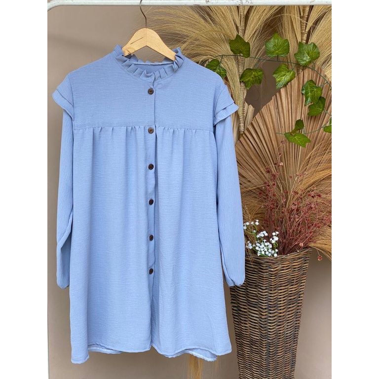 TUNIK RAYON CRINGKLE CRINKLE REMPEL / NAWELA BLOUSE CRINKLE REMPEL