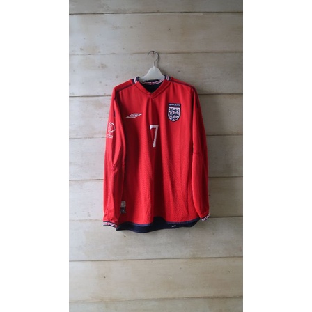 Original ENGLAND 2002 Away Reversible Jersey