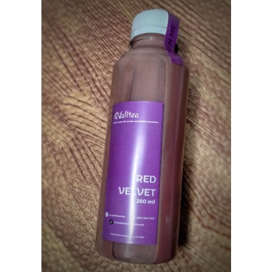 

QL - Red Velvet 250ml | Minuman rasa red Velvet botol siap minum