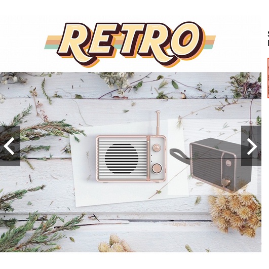 SPEAKER RETRO VINTAGE NOSTALGIA CLASSIC style BLUETOOTH PORTABLE WIRELESS MINI Model Radio DW-01 Min