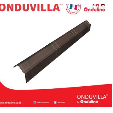 Aksesoris VERGE PIECES NOK SAMPING ONDUVILLA ONDULINE - Hitam