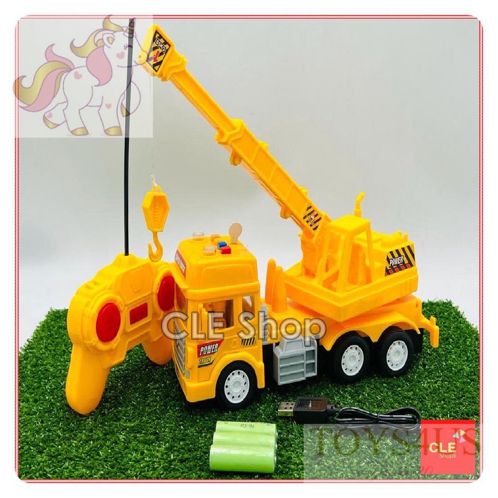 Toys4Us - Mainan mobil truk crane remote control crane