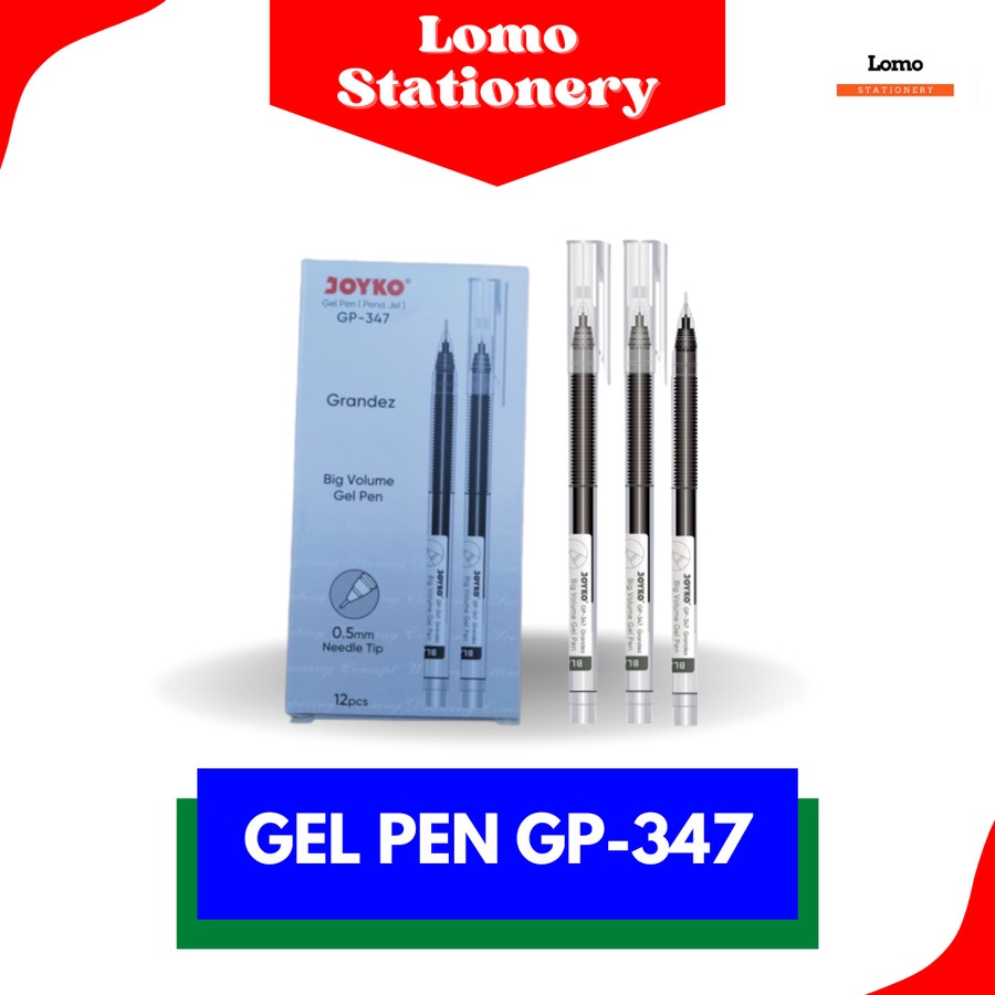 

Pulpen Gel Joyko GP-347 Grandez 0.5 mm