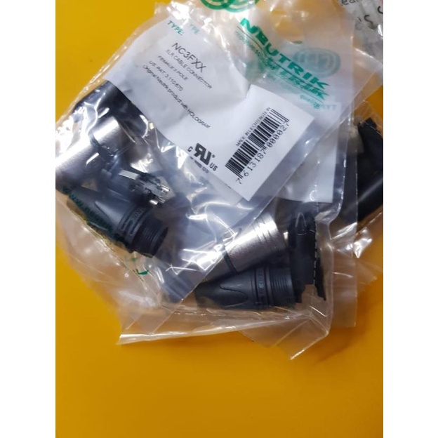 Jack XLR neutrik female ori