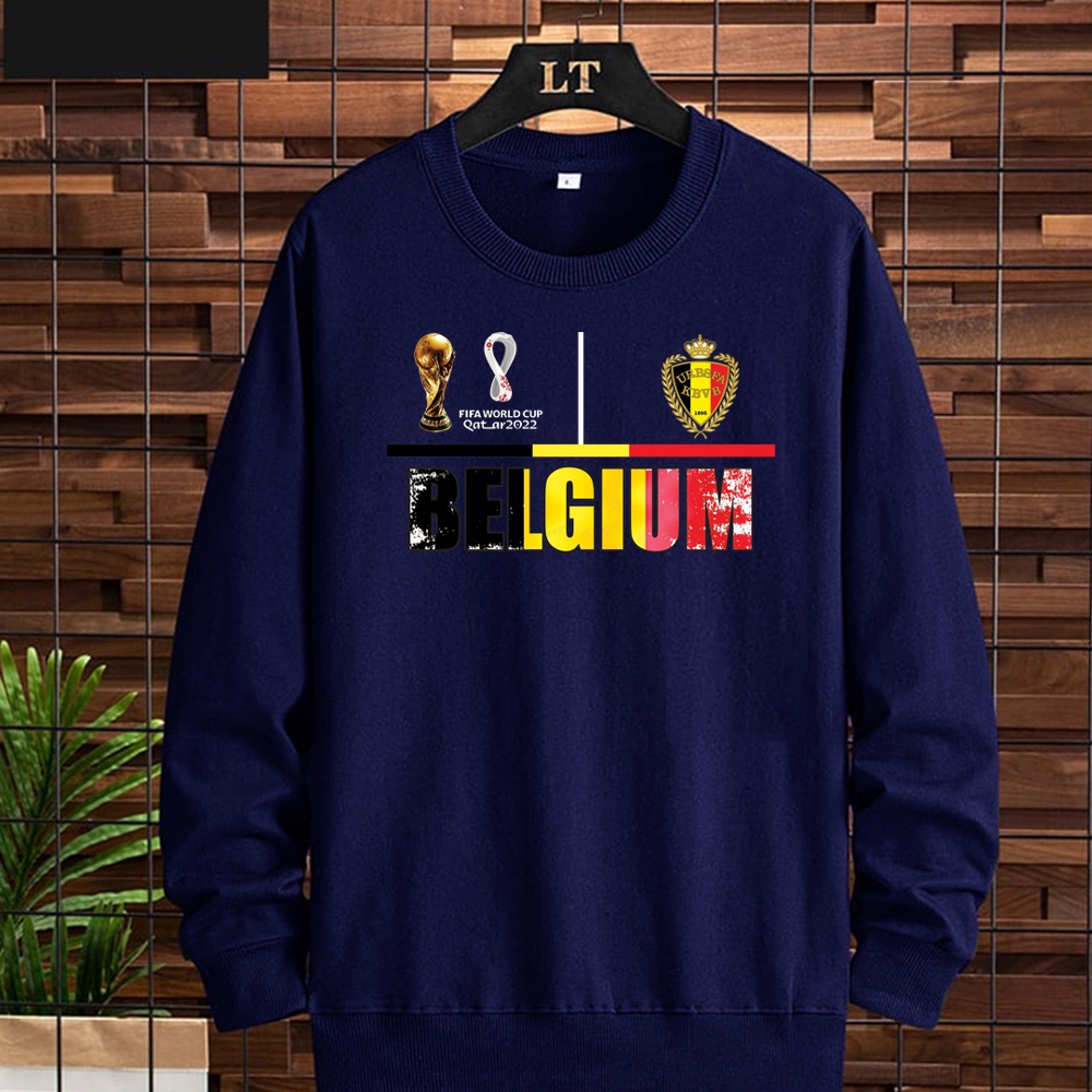 SWEATER PRIA / WANITA /UNISEX EDISI KHUSUS PIALA DUNIA 2022 BELGIUM