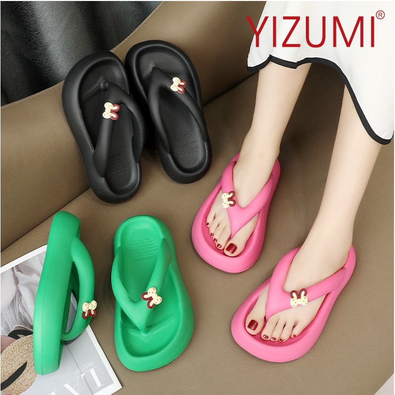 Sandal Jepit Wanita Anti Slip | Sendal Jepit Hak Jelly Yizumi 9016-1