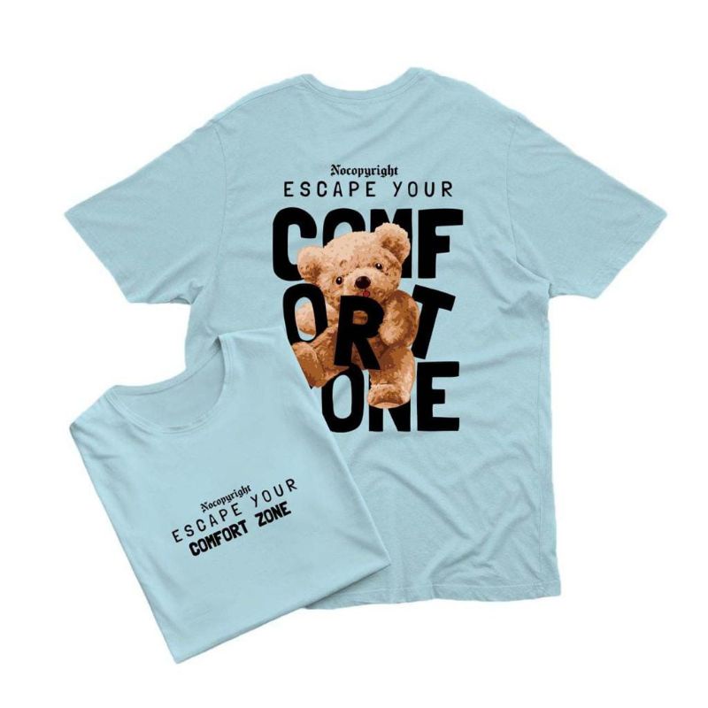 Baju Kaos Distro Murah Pria Wanita / T-shirt Pria Wanita Bear Zone