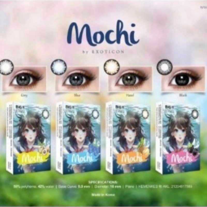 X2 Mochi Softlens Warna -8.50-10.00