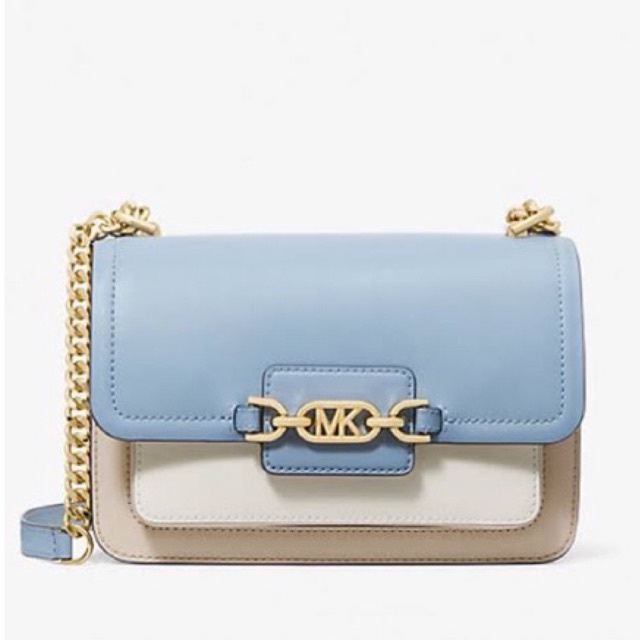 Michael Kors MK Heather Shoulder Bag Large Chambray Multi